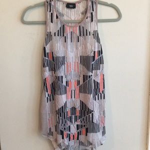 Mossimo Racerback Velvet Burnout Tank